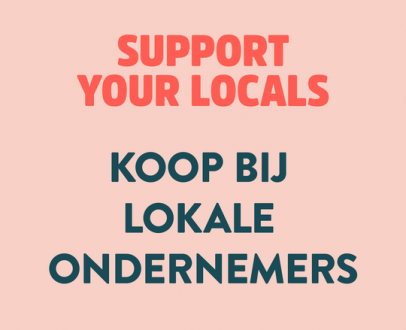 support your locals banner