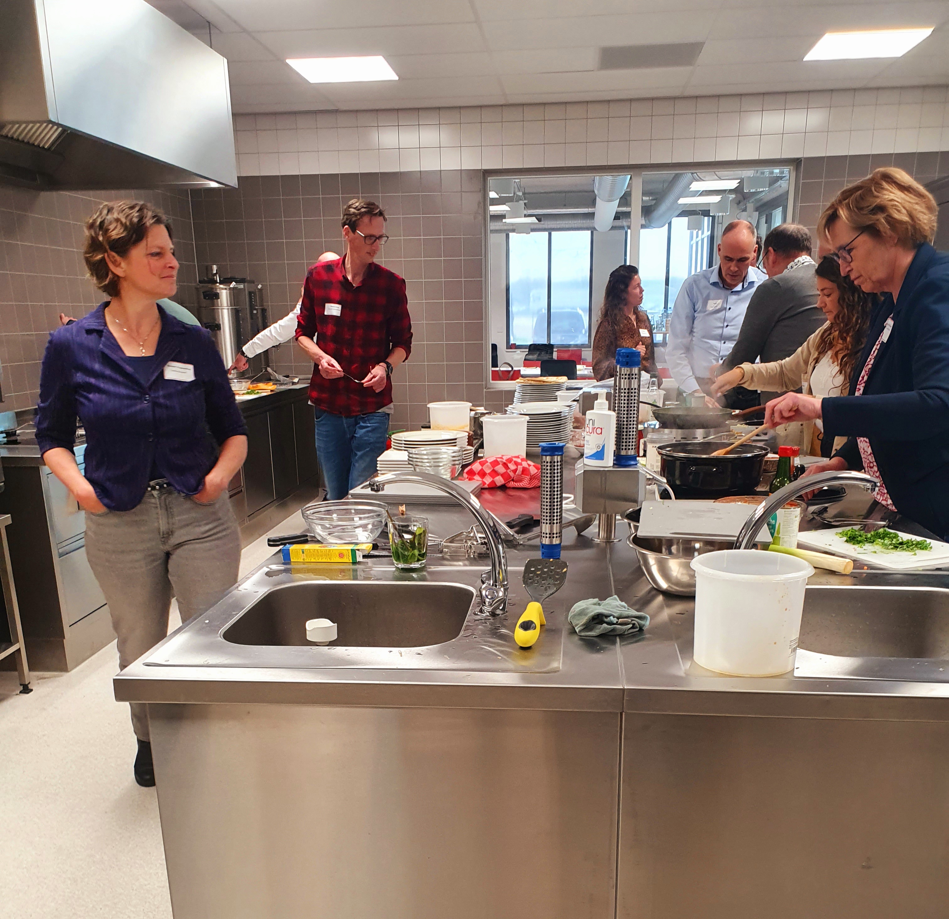 Lisette in de keuken