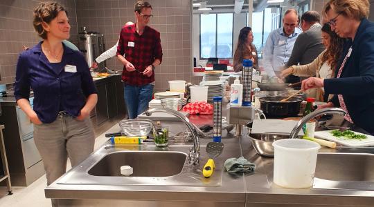 Lisette in de keuken