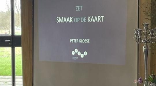 smaak op de kaart